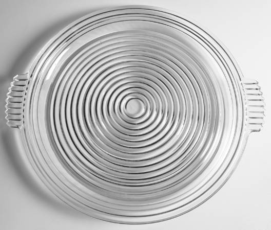 Manhattan Clear 14" Round Handled Relish Tray