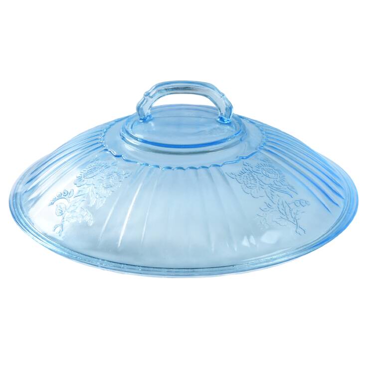 Mayfair Blue Lid for 11" Round Tab Handled Vegetable Bowl