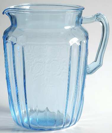 Mayfair Blue 80 Oz Pitcher