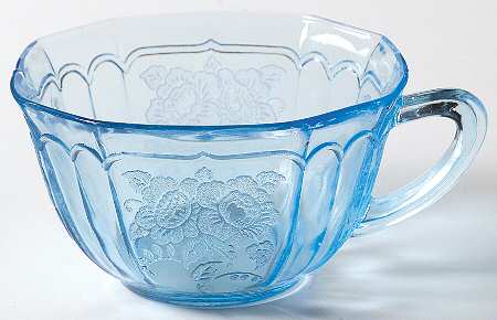 Mayfair Blue Square Cup
