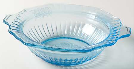 Mayfair Blue Butter/Small Round Covered Vegetable No Lid