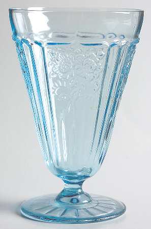 Mayfair Blue 10 Oz Footed Tumbler