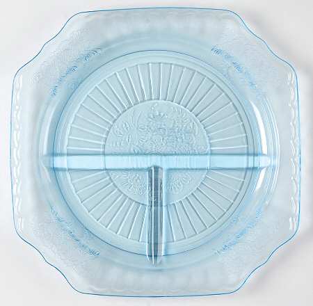 Mayfair Blue Grill Plate