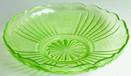 Mayfair Green Low Bowl