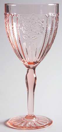 Mayfair Pink Tall Water Goblet