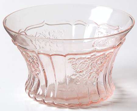 Mayfair Pink Flat Sherbet