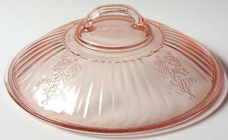 Mayfair Pink Lid for 11" Round Tab Handled Vegetable Bowl
