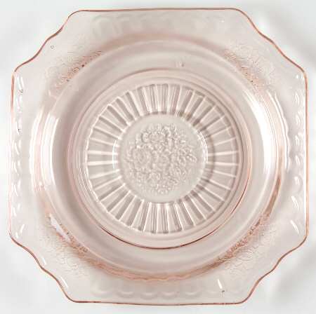 Mayfair Pink Square Saucer