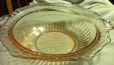 Mayfair Yellow 11" Handled Round Vegetable Bowl