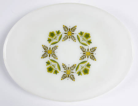 Meadow Green 12" Oval Platter