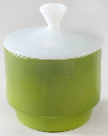 Meadow Green Sugar Bowl & Lid