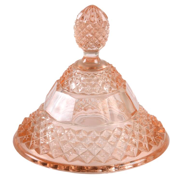 Miss America Pink Lid for Footed Candy Dish