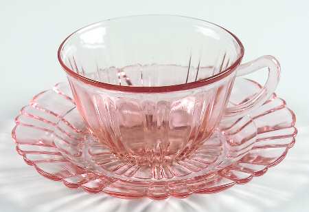 Old Cafe Pink Cup & Saucer Set