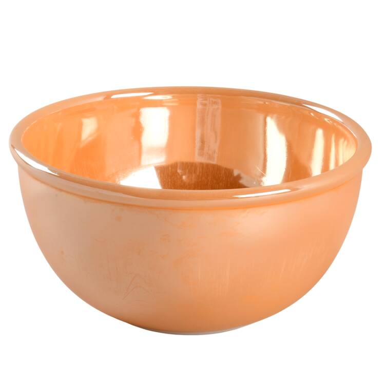 Peach Lustre Laurel 6" Mixing Bowl