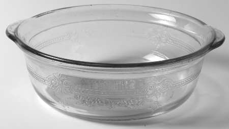 Philbe Sapphire Blue Ovenware 2 Quart Round Covered Casserole, No Lid