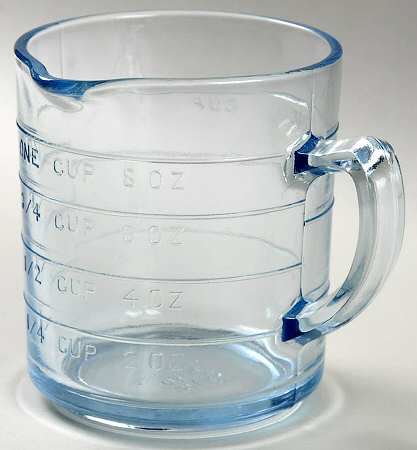 Philbe Sapphire Blue Ovenware 1 Cup Liquid Measuring Cup