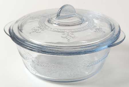Philbe Sapphire Blue Ovenware Individual Casserole & Lid