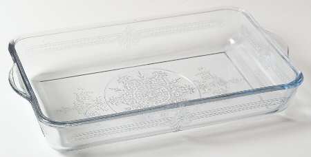 Philbe Sapphire Blue Ovenware 10" Utility Pan