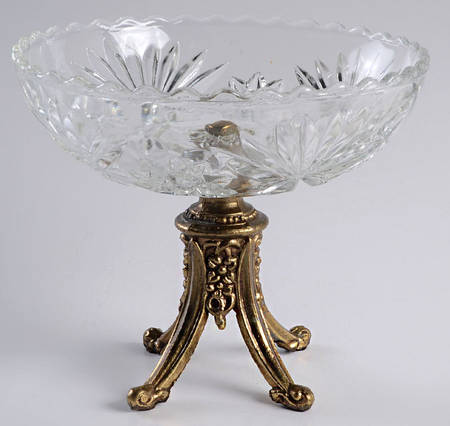 Prescut Clear Round Compote (Height X Width)
