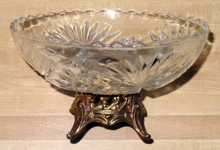 Prescut Clear Round Compote (Height X Width)