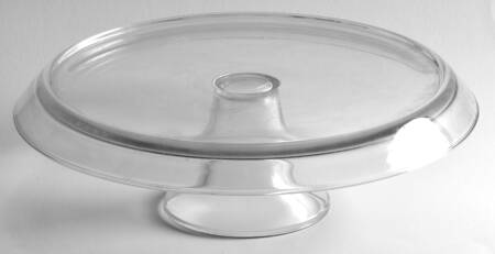 Prescut Clear 10" Diameter High Cake Stand