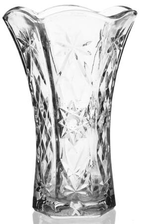 Prescut Clear 8" Flared Vase