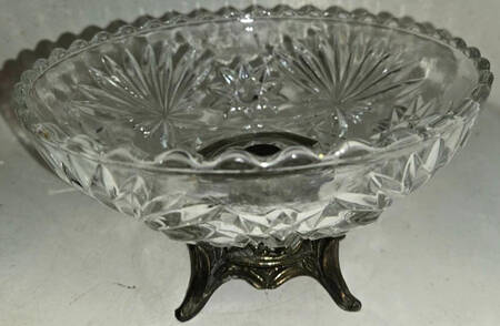 Prescut Clear Round Compote (Height X Width) by Anchor Hocking