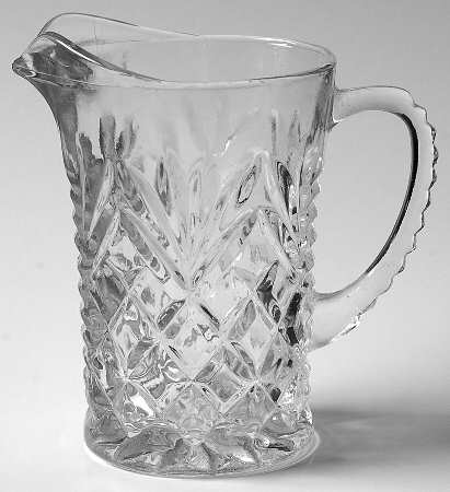 Prescut Clear Creamer by Anchor Hocking