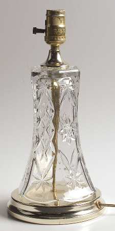 Prescut Clear 13" Electric Lamp (No Shade)