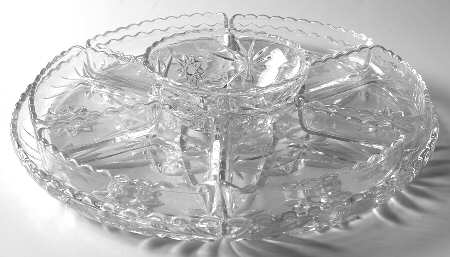 Prescut Clear (8 Piece) Lazy Susan No Metal Holder