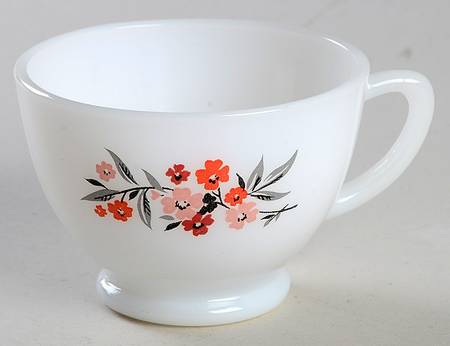 Primrose (Fire King) Snack Cup for Snack Plate