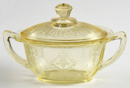 Princess Apricot Sugar Bowl & Lid