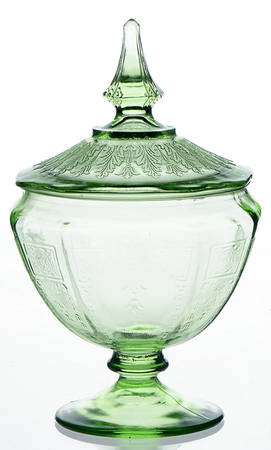 Princess Green Candy Jar & Lid