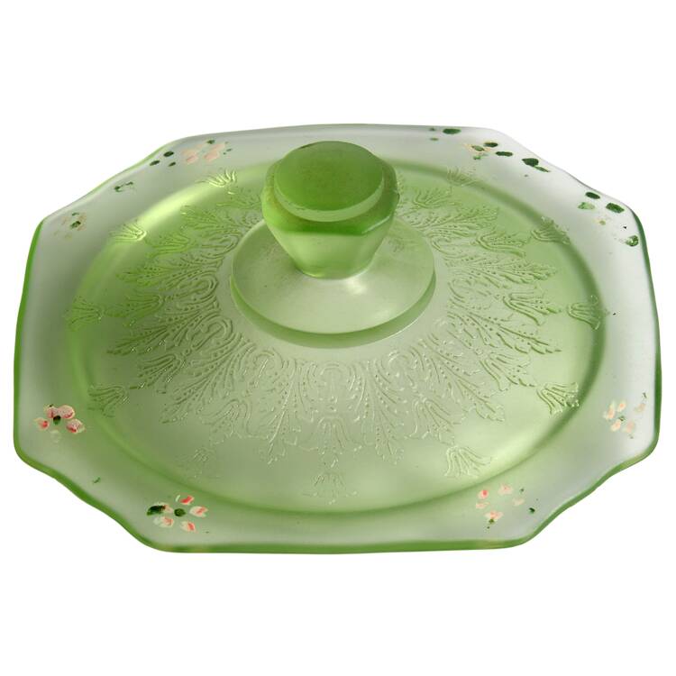Princess Green Lid for Cookie Jar