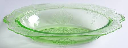 Princess Green Oval Vegetable Bowl