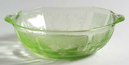 Princess Green Small Fruit Dessert Bowl