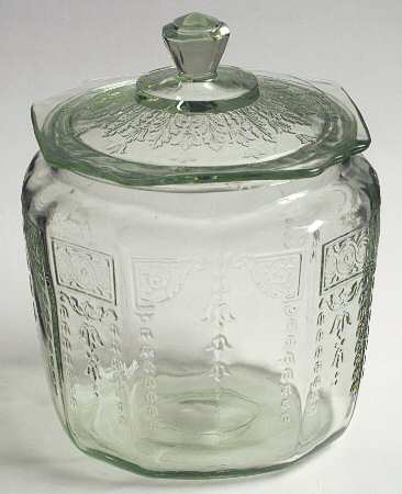 Princess Green Cookie Jar & Lid
