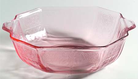 Princess Pink 9" Octagonal Salad Serving Bowl