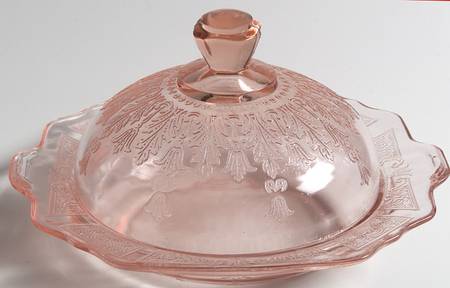 Princess Pink Round Covered Butter