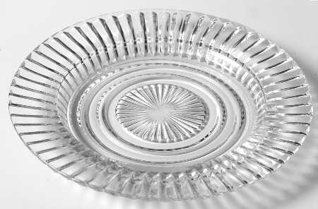 Queen Mary Clear Bread & Butter Plate