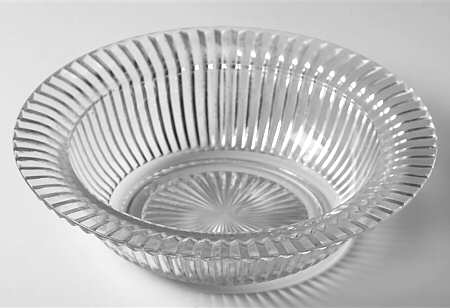 Queen Mary Clear Round Butter Dish No Lid