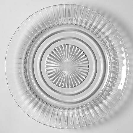 Queen Mary Clear Bread & Butter Plate