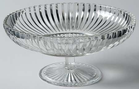 Queen Mary Clear Comport by Anchor Hocking