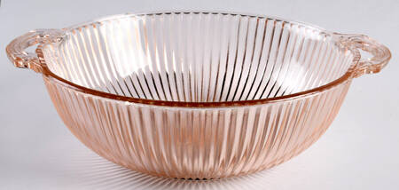 Queen Mary Pink Large Fruit Bowl by Anchor Hocking
