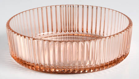 Queen Mary Pink Candy Jar No Lid by Anchor Hocking
