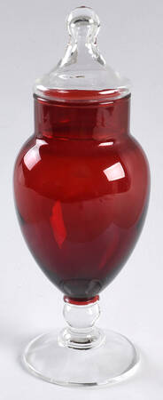 Royal Ruby Candy Jar & Lid by Anchor Hocking