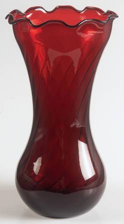 Royal Ruby 6" Flower Vase by Anchor Hocking