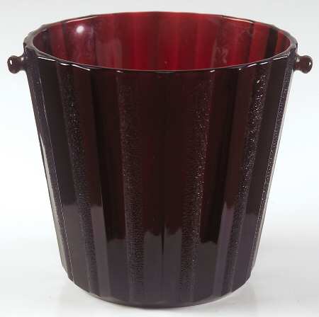 Royal Ruby Ice Bucket, No Detachable Handle