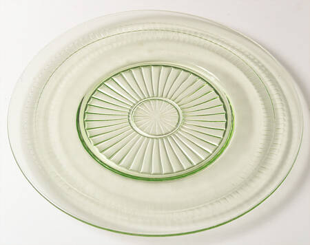 Roulette Green 11" Sandwich Plate
