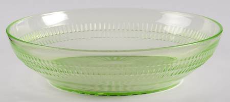 Roulette Green 9" Large Fruit Bowl